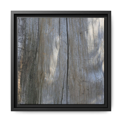 Weathered Wood Surface - Unique Stretched Canvas Wall Art