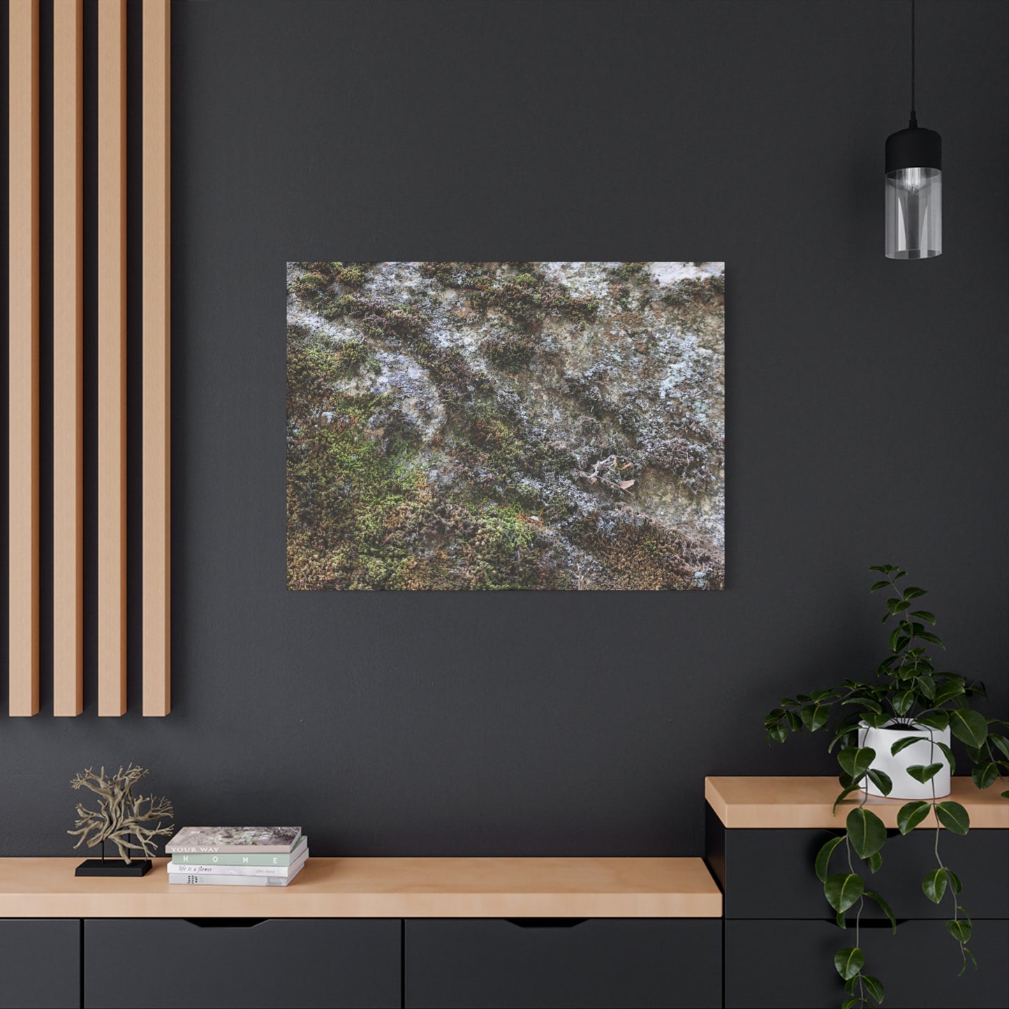 Moss Tapestry - Unique Frameless Canvas Wall Art - Art By Earth