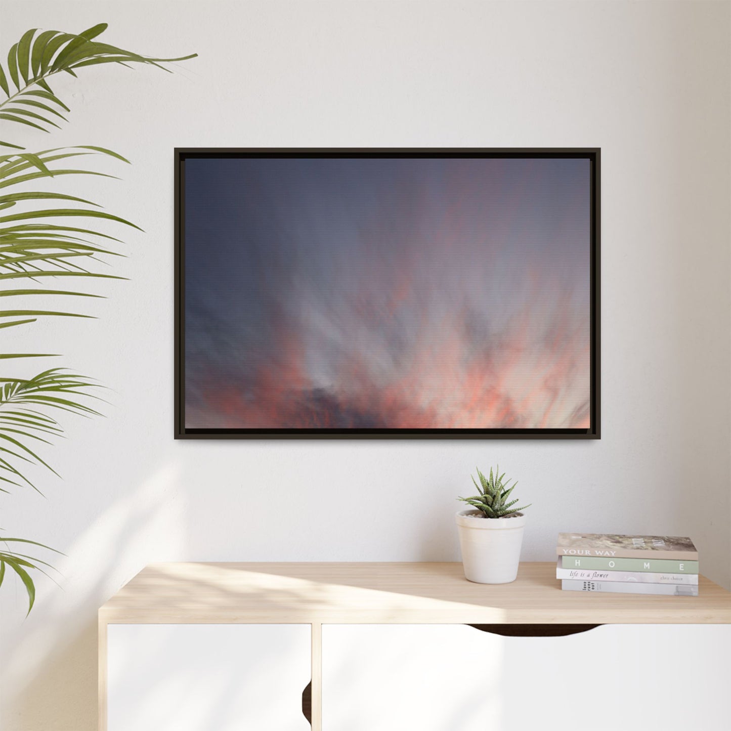 Celestial Blaze - Unique Stretched Canvas Wall Art - Art By Earth