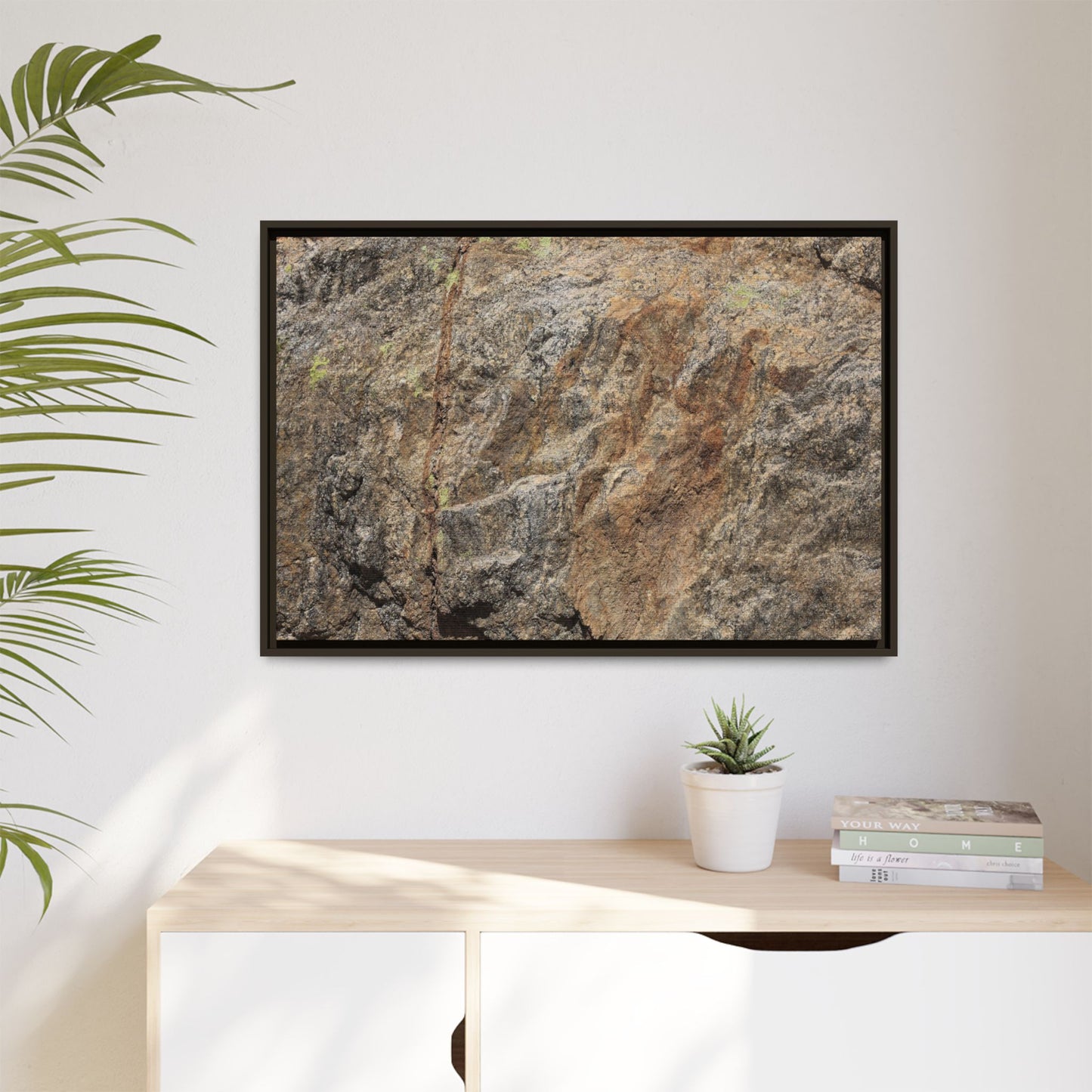 Weathered Rock Formation - Unique Stretched Canvas Wall Art - Art By Earth