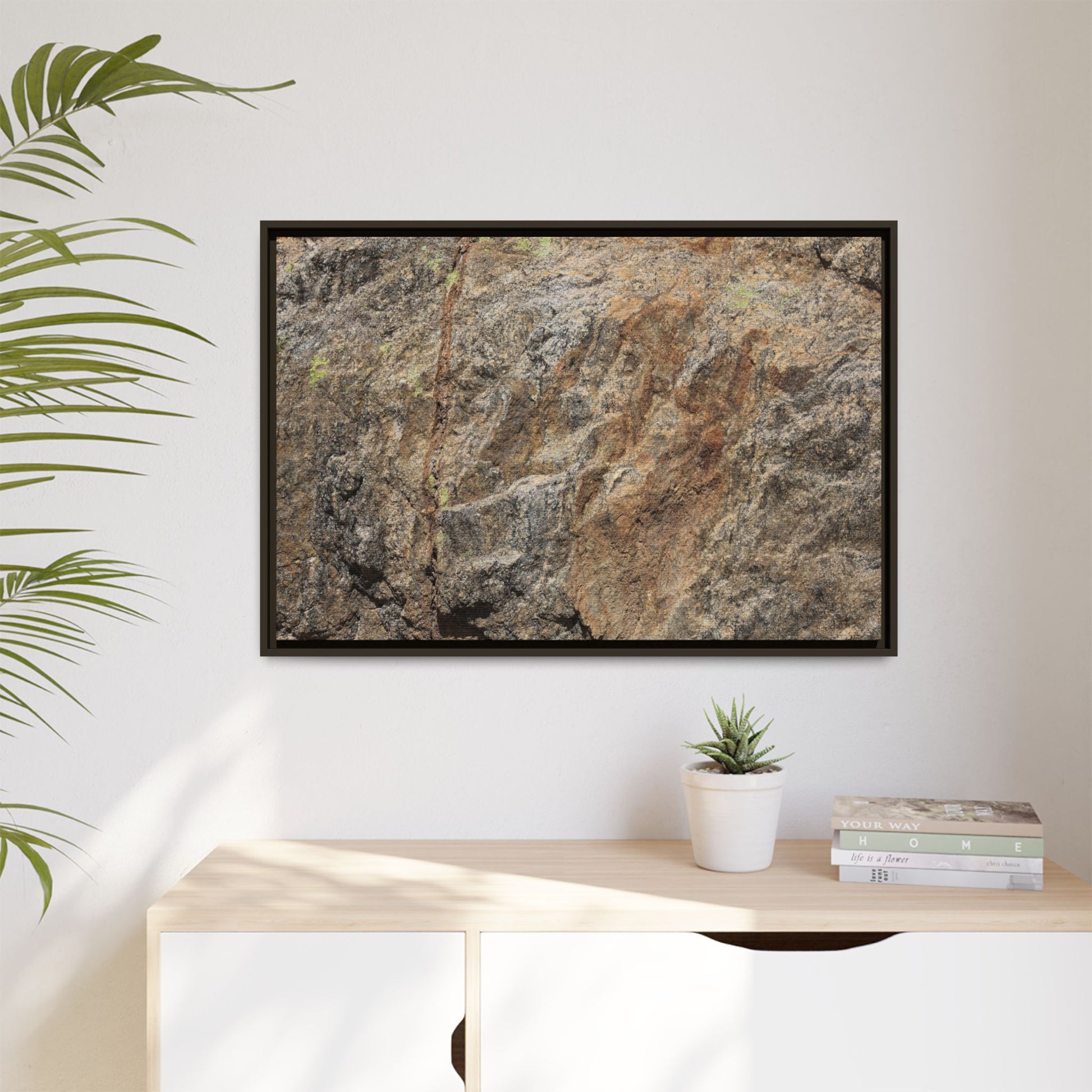 Weathered Rock Formation - Unique Stretched Canvas Wall Art - Art By Earth