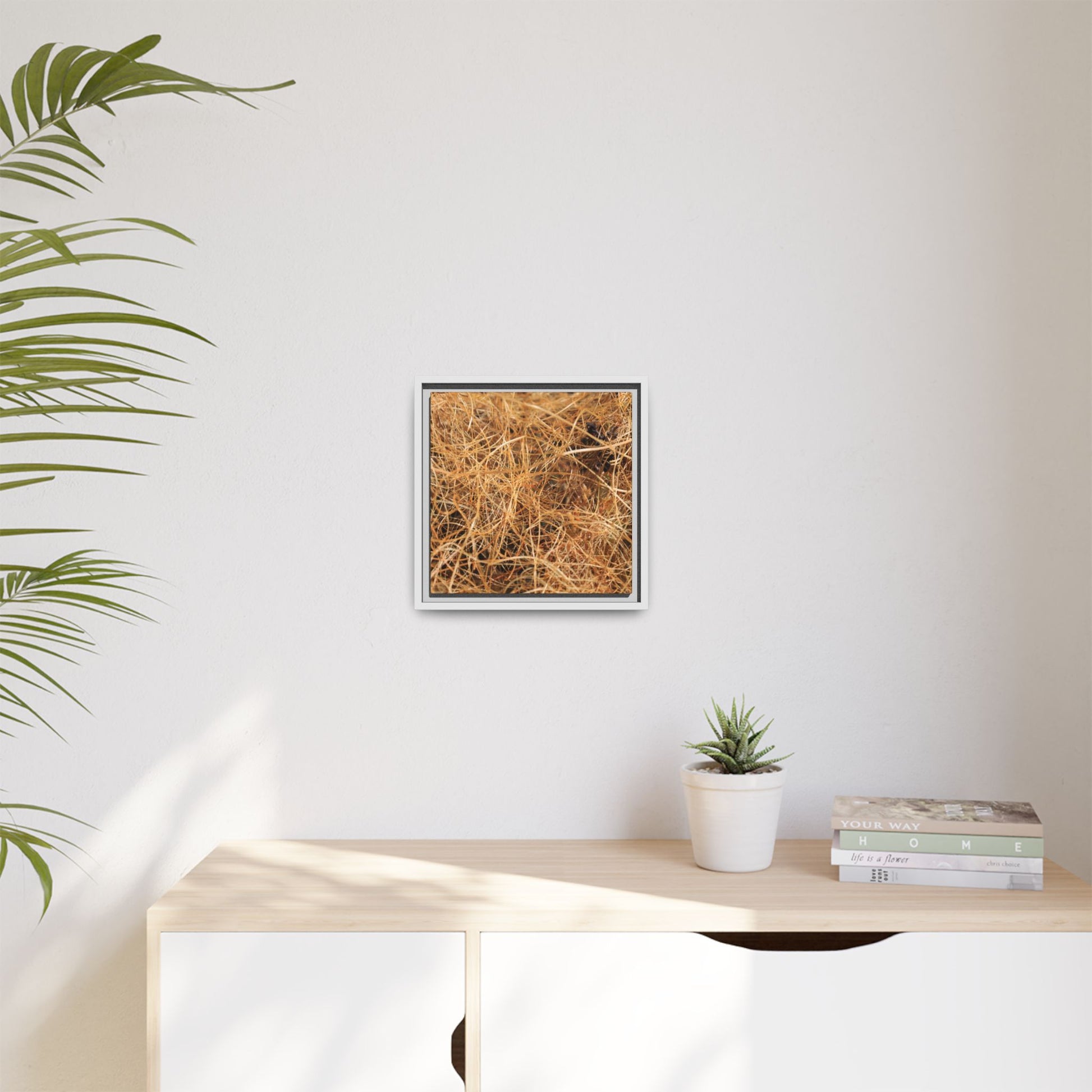 Dried Grass - Unique Stretched Canvas Wall Art - Art By Earth