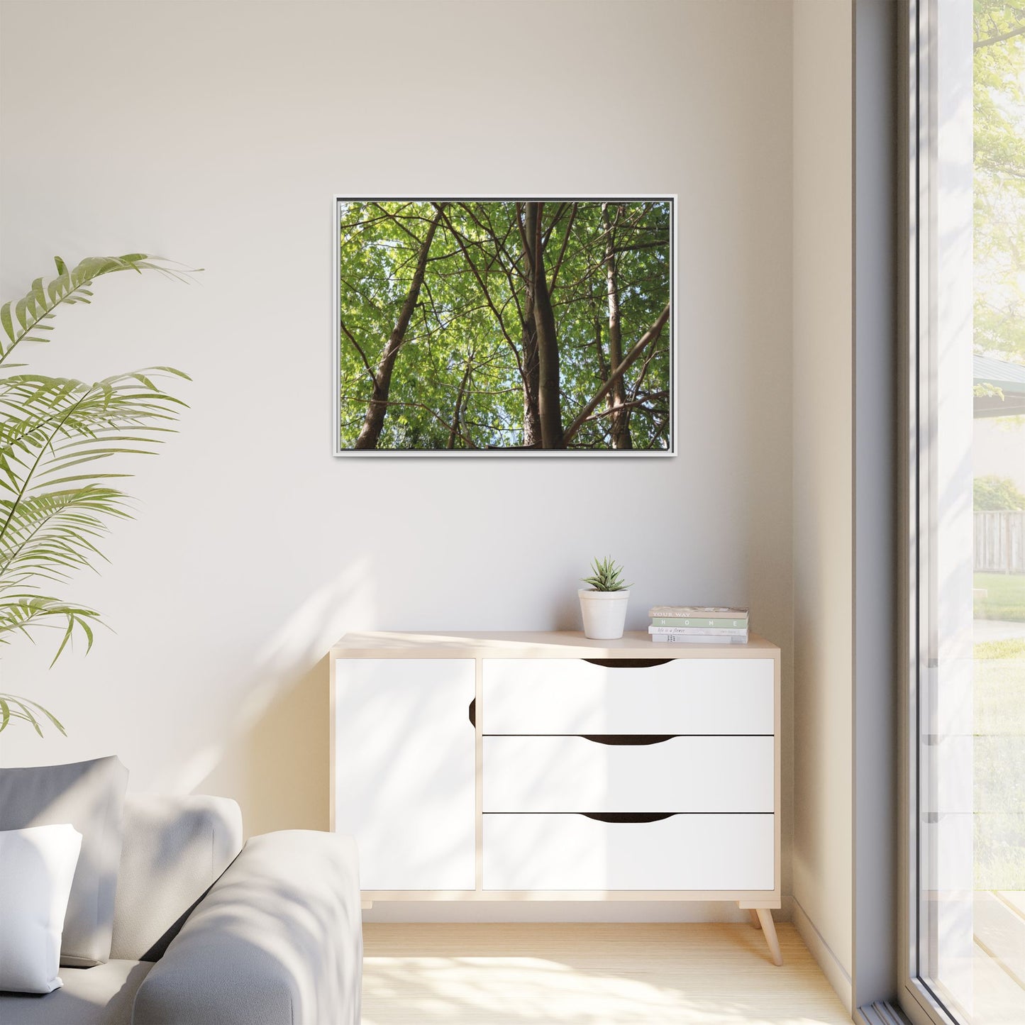 Forest Branches - Unique Stretched Canvas Wall Art