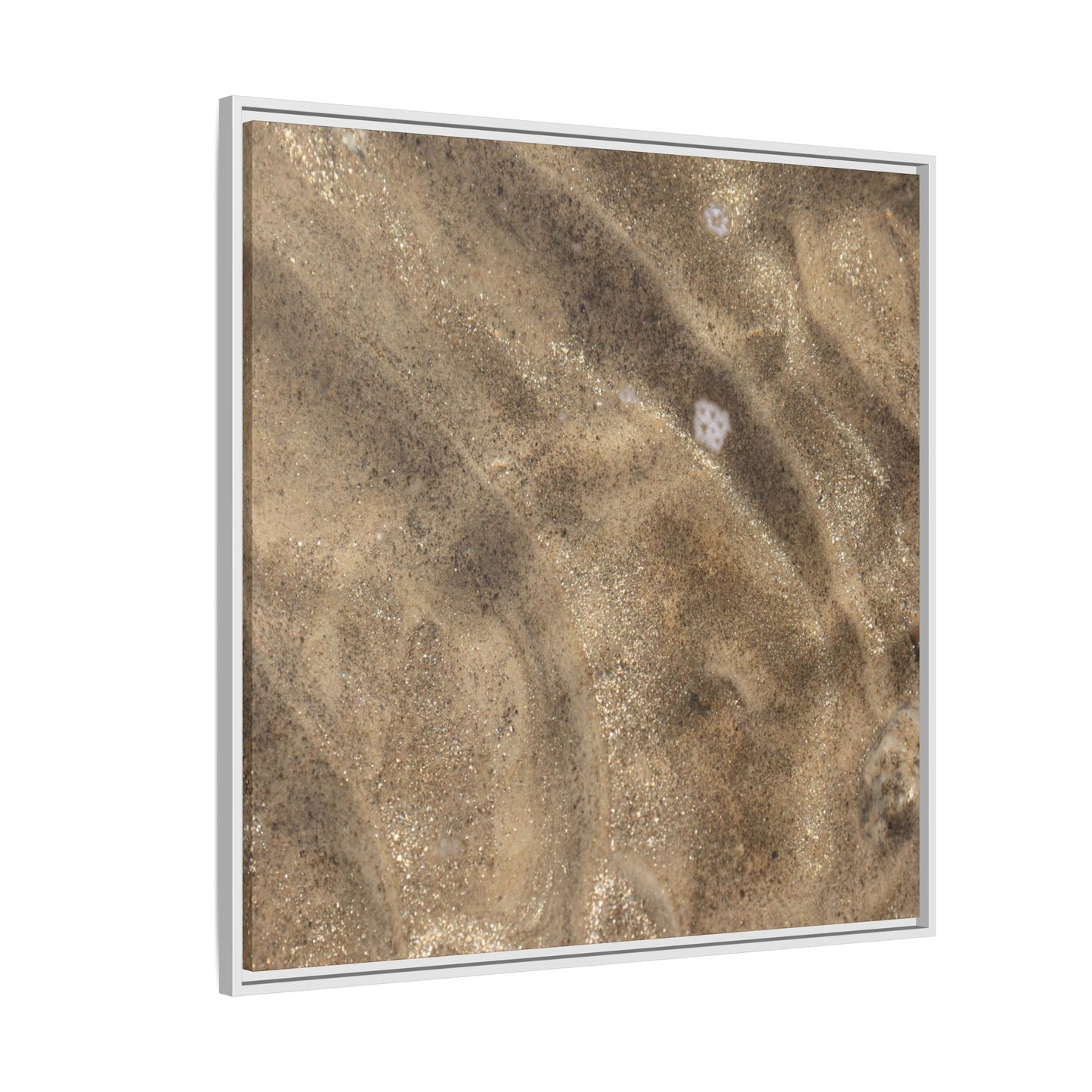 Underwater Sand Exploration - Unique Stretched Canvas Wall Art - Art By Earth