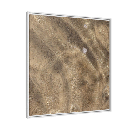 Underwater Sand Exploration - Unique Stretched Canvas Wall Art - Art By Earth