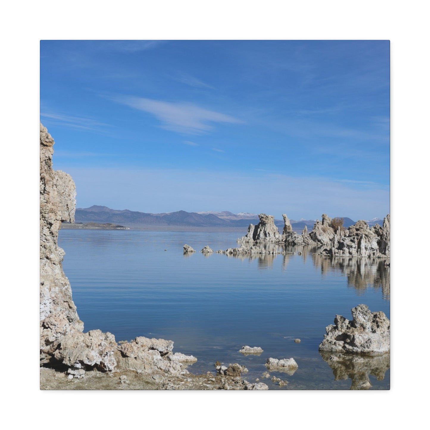 Echoes of Stone and Water - Unique Frameless Canvas Wall Art