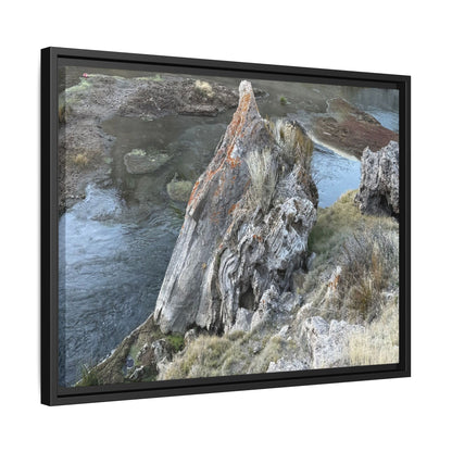 Carved by Water - Unique Stretched Canvas Wall Art