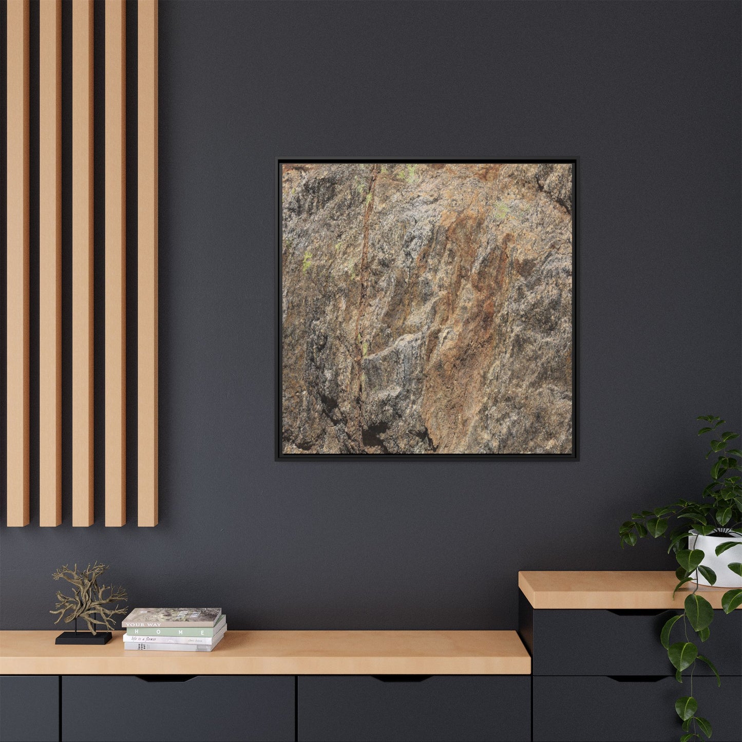 Weathered Rock Formation - Unique Stretched Canvas Wall Art - Art By Earth