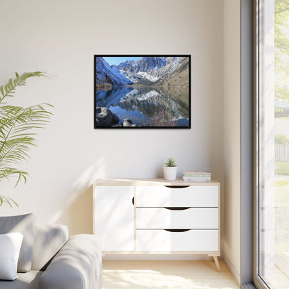 Reflections of Stillness - Unique Stretched Canvas Wall Art