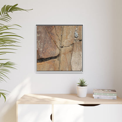 Rusty Crevices - Unique Stretched Canvas Wall Art - Art By Earth