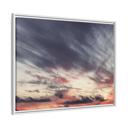 Fiery Sky at Dusk - Unique Stretched Canvas Wall Art - Art By Earth