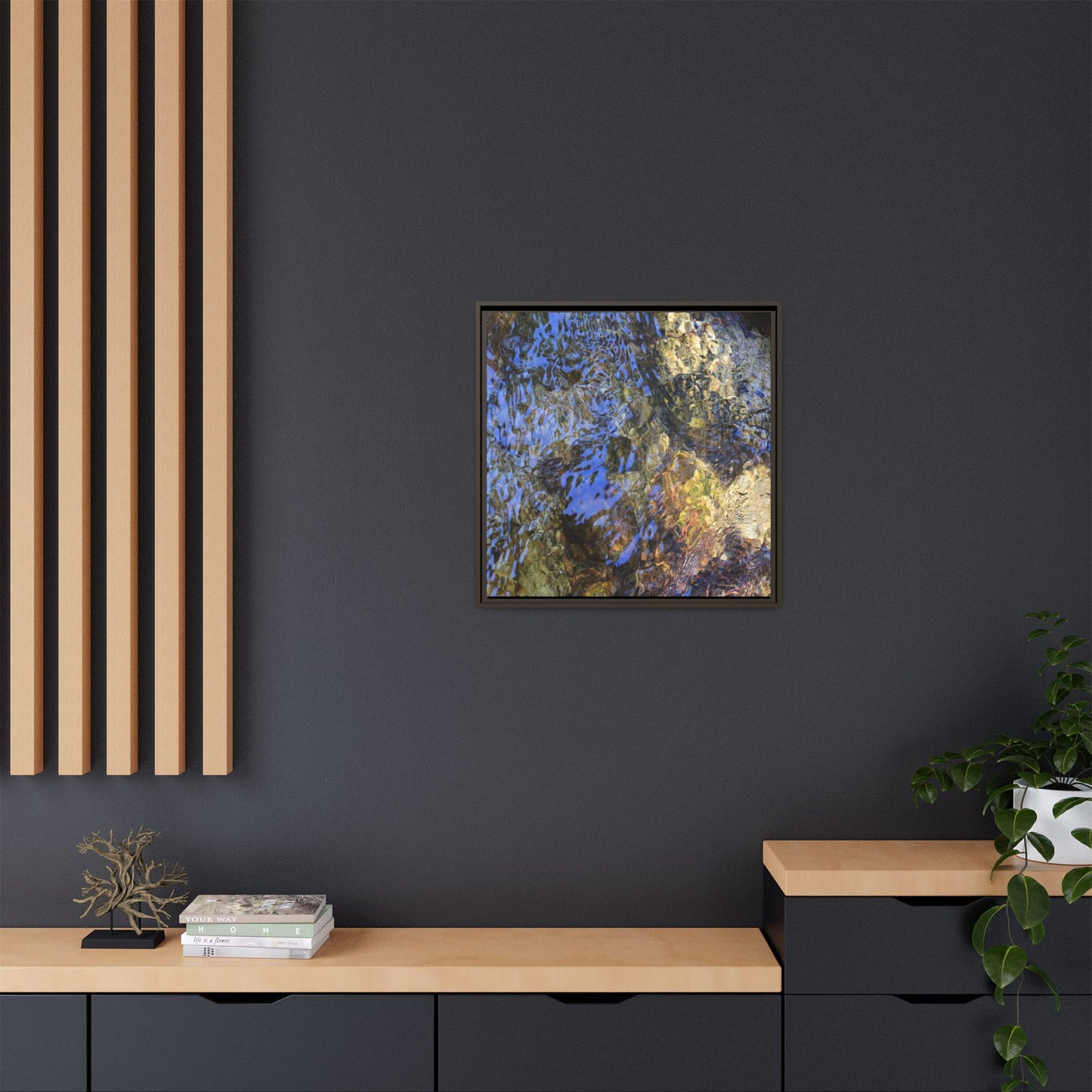 Aquatic Kaleidoscope - Unique Stretched Canvas Wall Art - Art By Earth