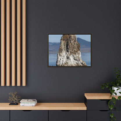 Tufa Tower Reflection - Unique Stretched Canvas Wall Art