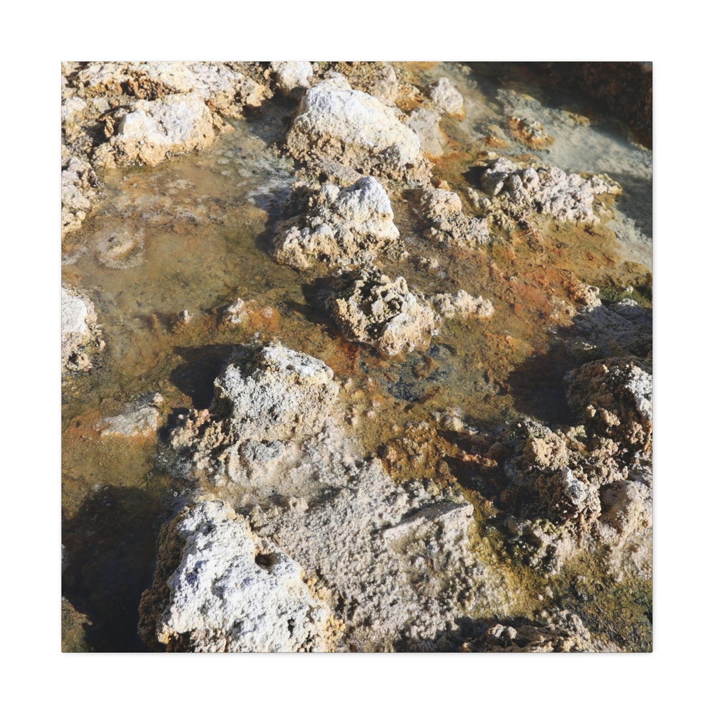 Strata of Decay - Unique Frameless Canvas Wall Art