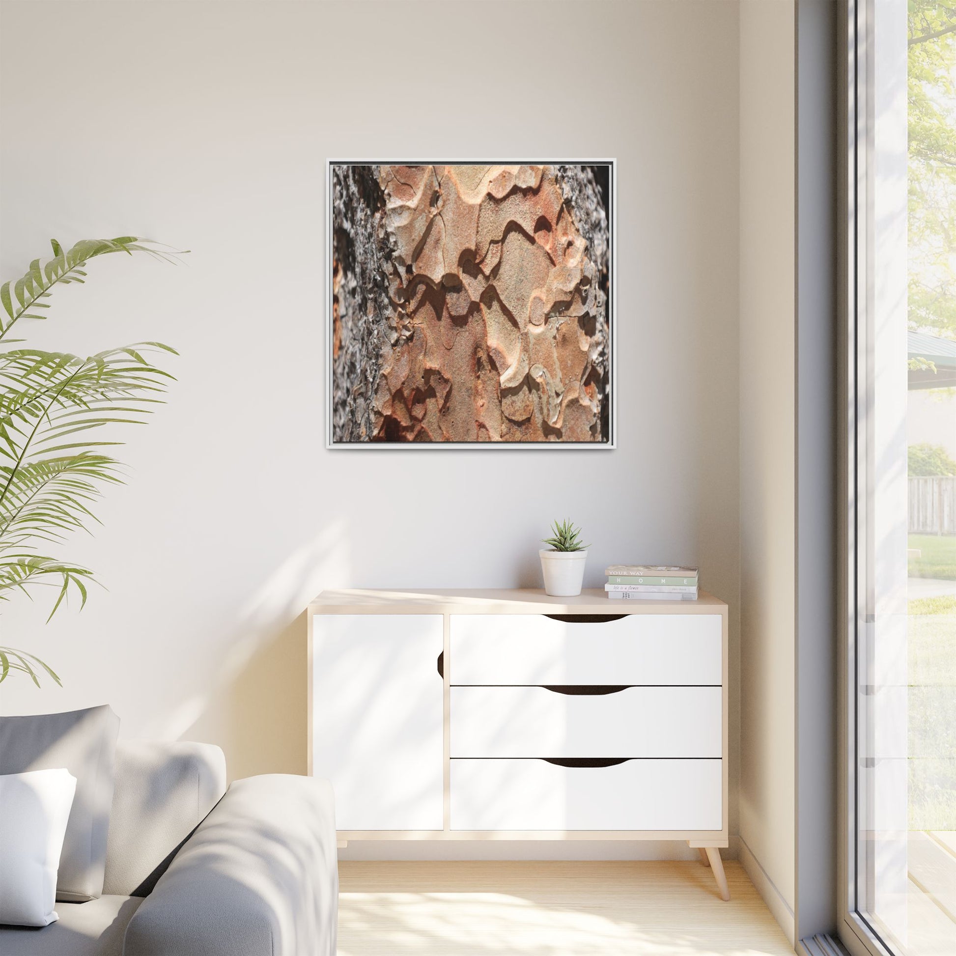 Rust and Stone - Unique Stretched Canvas Wall Art - Art By Earth