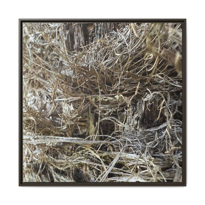 Tangled Whispers of Autumn - Unique Stretched Canvas Wall Art - Art By Earth