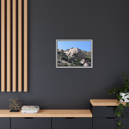 Ancient Stone Landscape - Unique Stretched Canvas Wall Art - Art By Earth