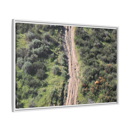 Desert Path Through Sage - Unique Stretched Canvas Wall Art - Art By Earth