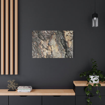 Tree Bark Symphony - Unique Frameless Canvas Wall Art - Art By Earth
