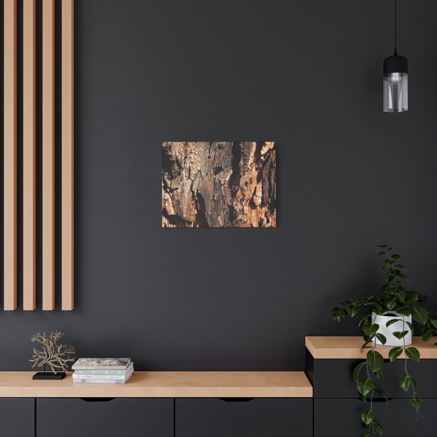 Wooden Terrain - Unique Frameless Canvas Wall Art - Art By Earth