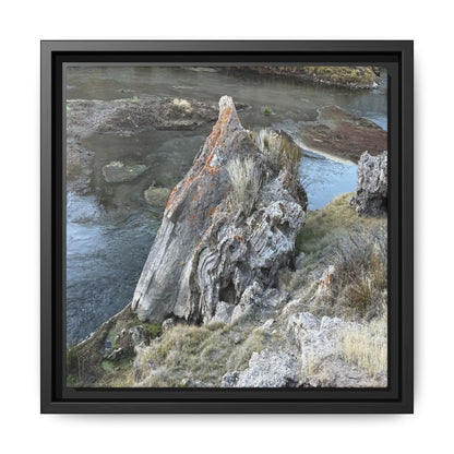 Carved by Water - Unique Stretched Canvas Wall Art