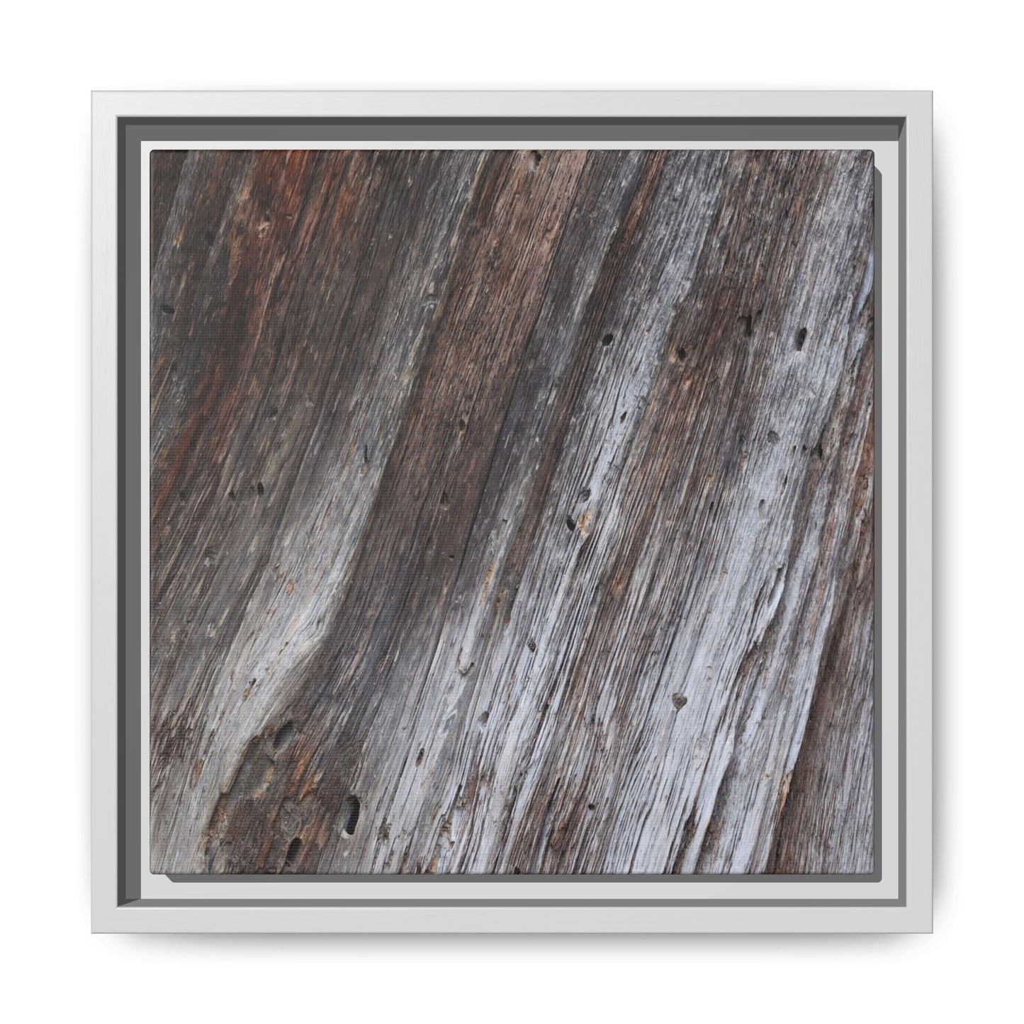 Aged Timber Texture - Unique Stretched Canvas Wall Art - Art By Earth