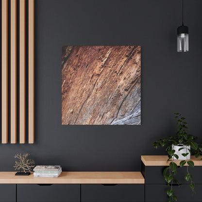 Natural Wood Grain - Unique Frameless Canvas Wall Art - Art By Earth