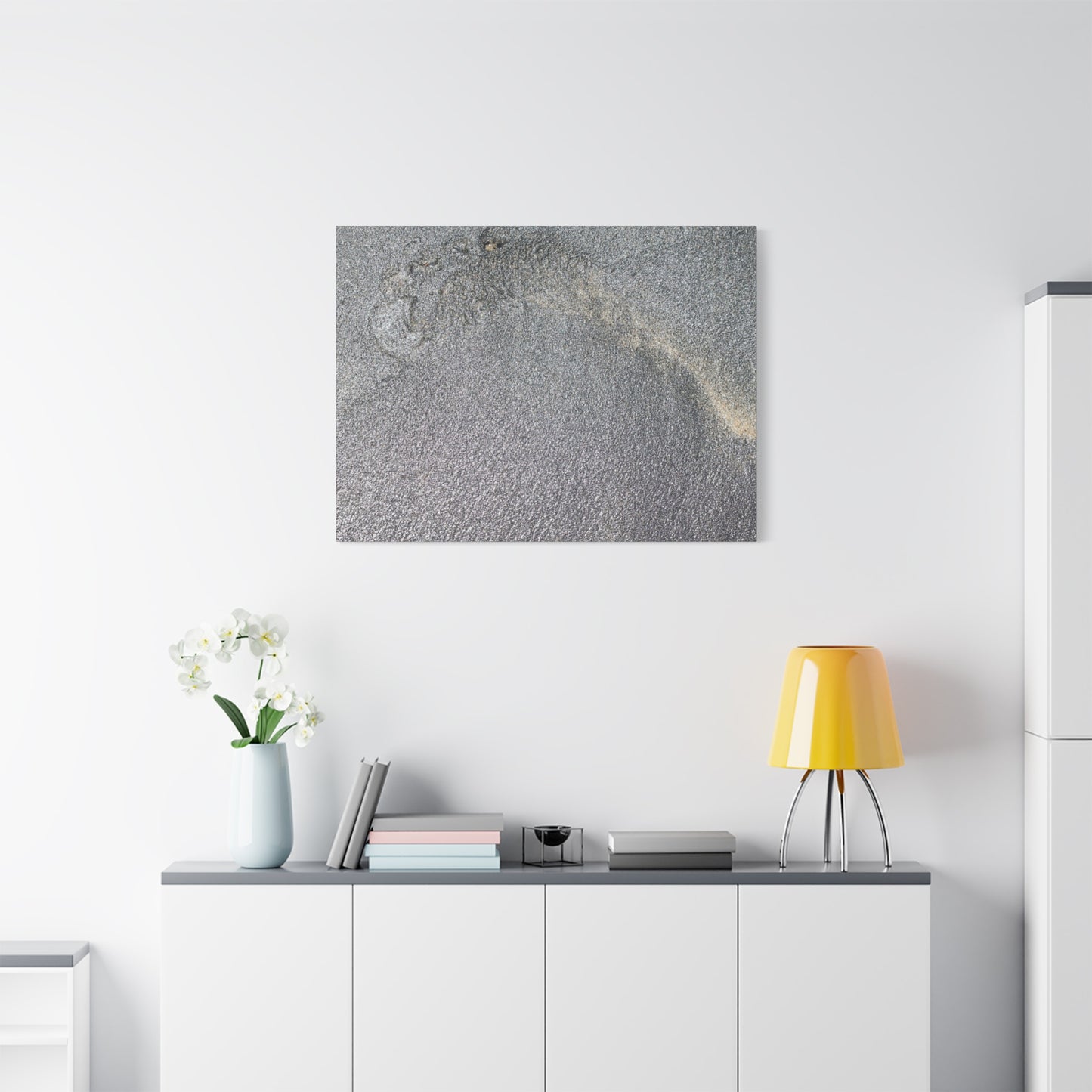 Ephemeral Whispers of Granite - Unique Frameless Canvas Wall Art - Art By Earth