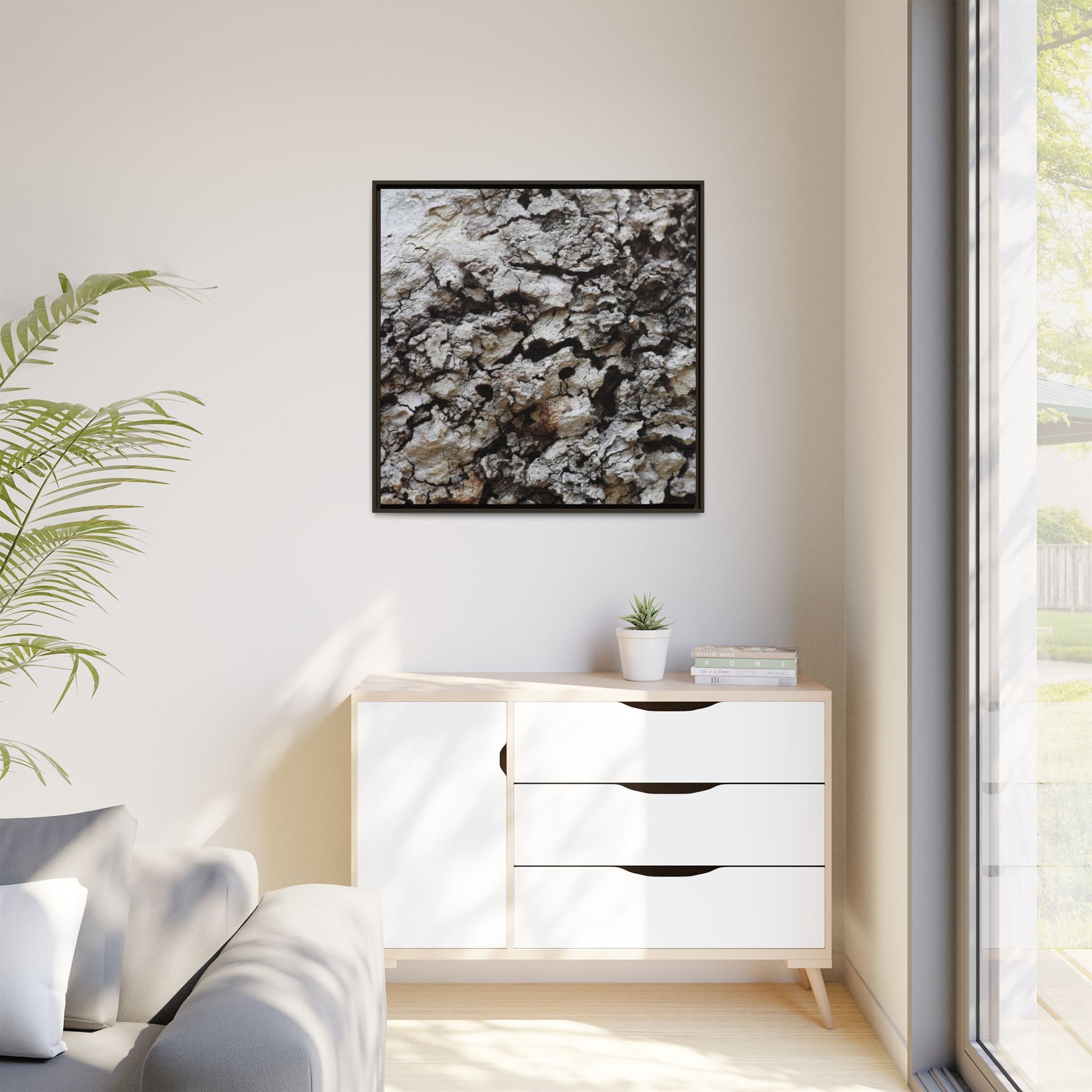 Cracked Terrain - Unique Stretched Canvas Wall Art - Art By Earth