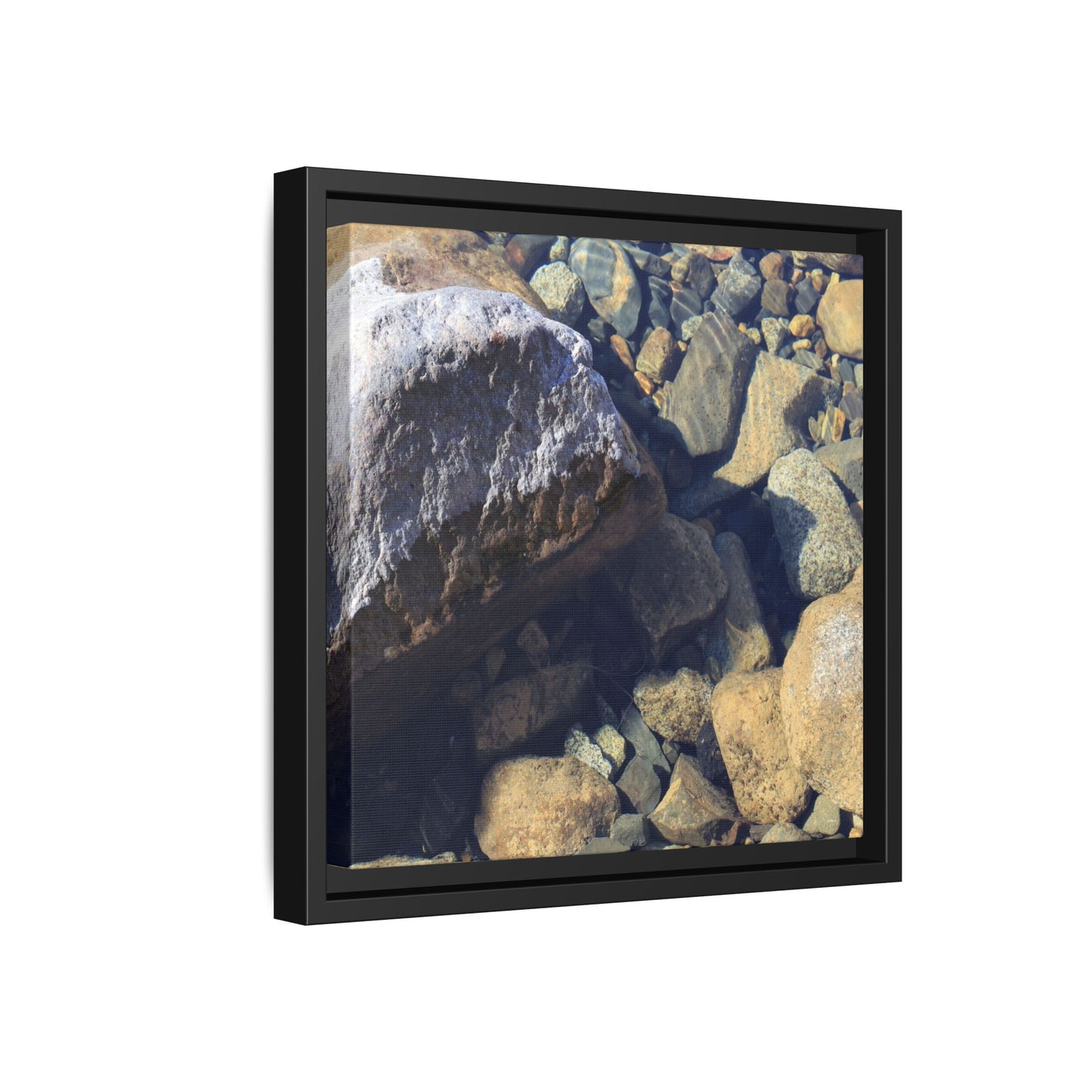 Stone Sanctuary - Unique Stretched Canvas Wall Art