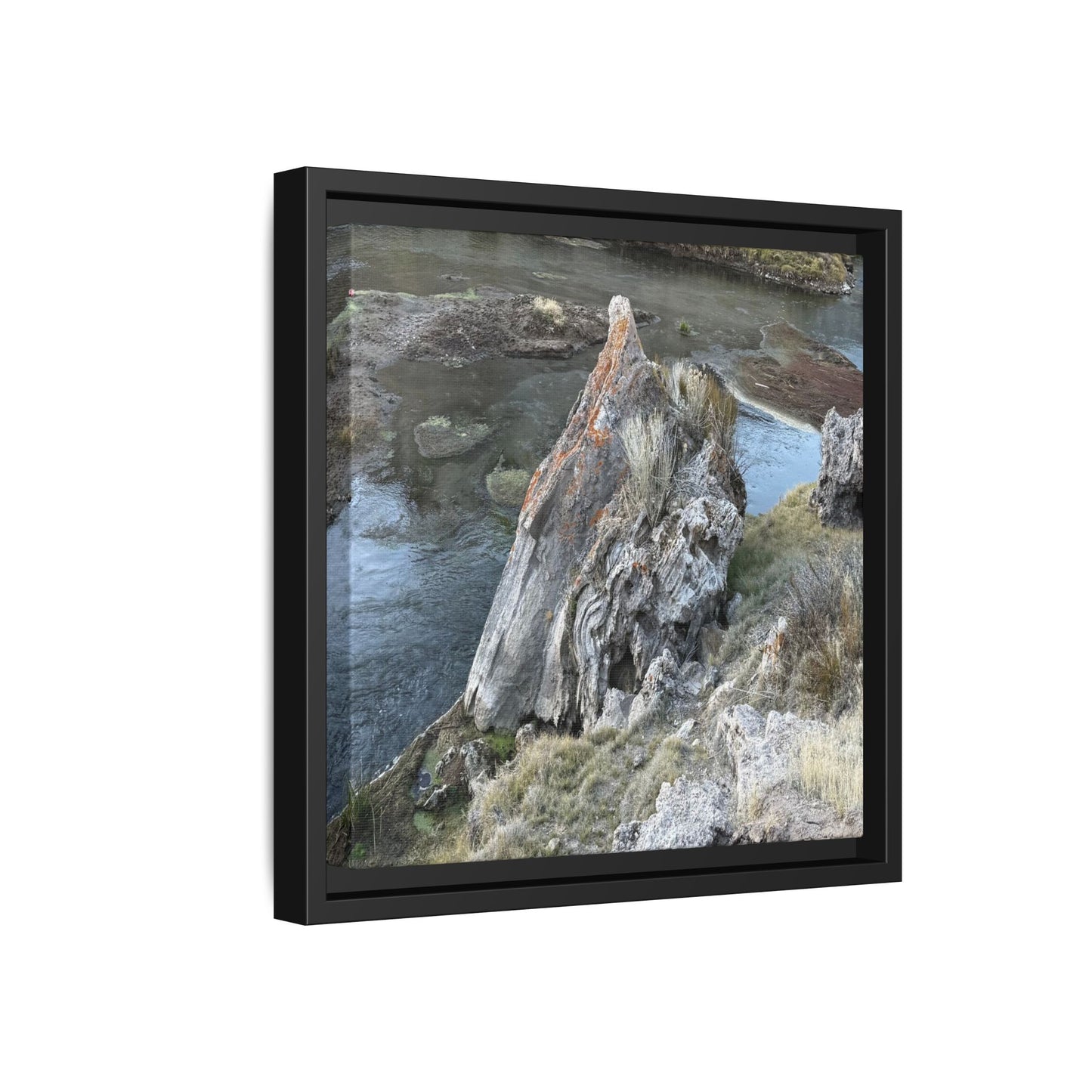 Carved by Water - Unique Stretched Canvas Wall Art