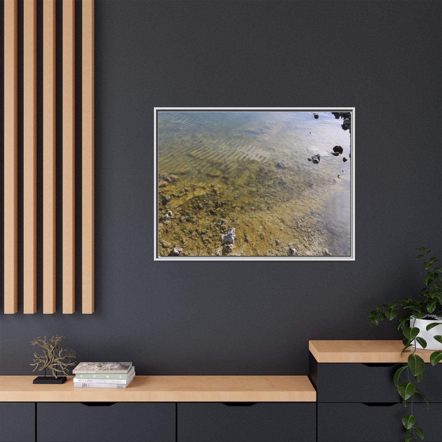 Ripples of Stone - Unique Stretched Canvas Wall Art