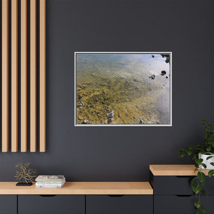 Ripples of Stone - Unique Stretched Canvas Wall Art