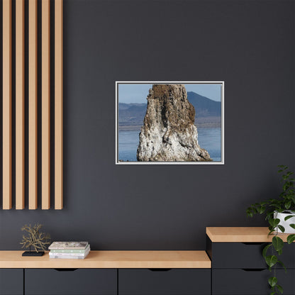 Tufa Tower Reflection - Unique Stretched Canvas Wall Art
