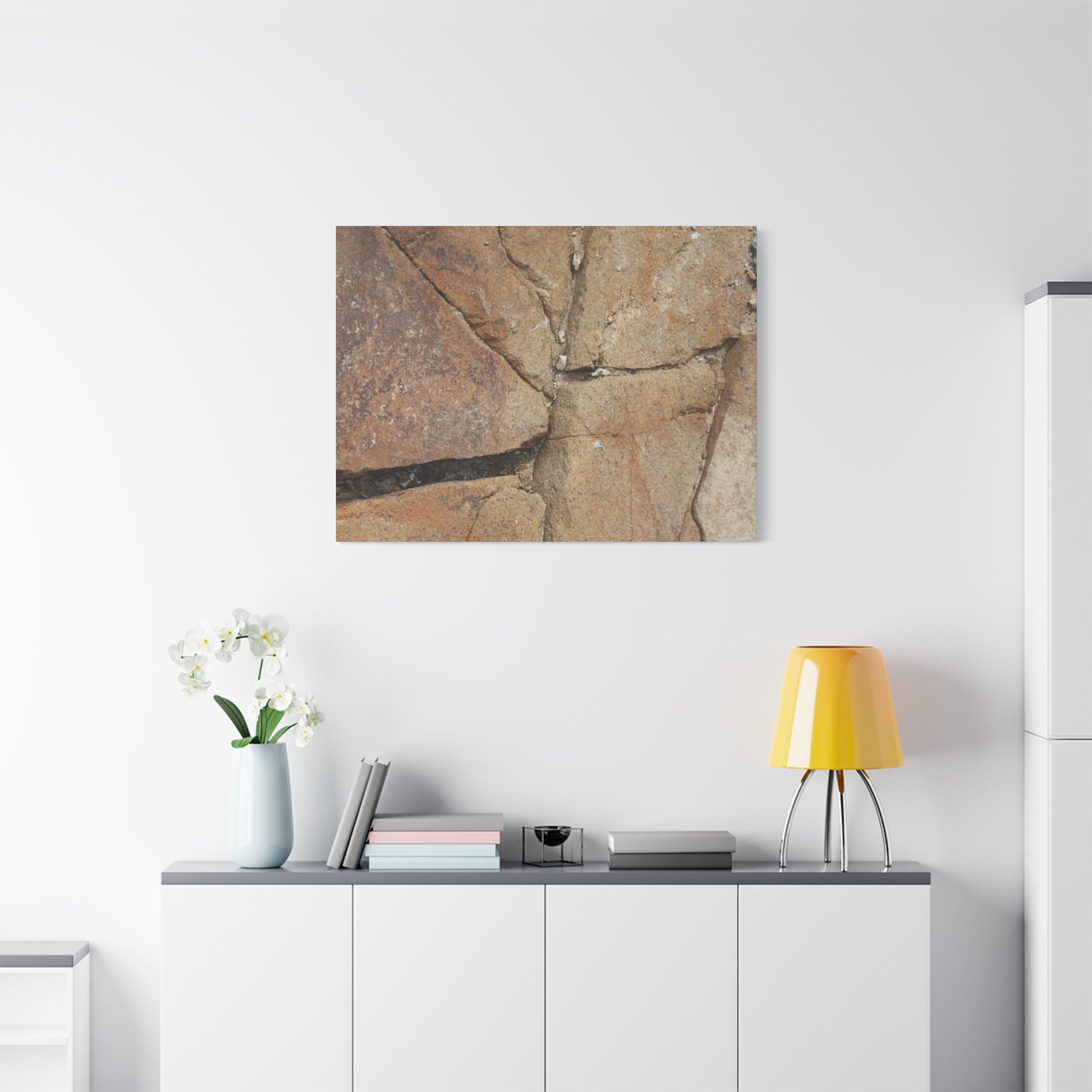Cracked Earth's Canvas - Unique Frameless Canvas Wall Art - Art By Earth