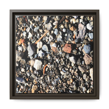 Stones and Soil - Unique Stretched Canvas Wall Art