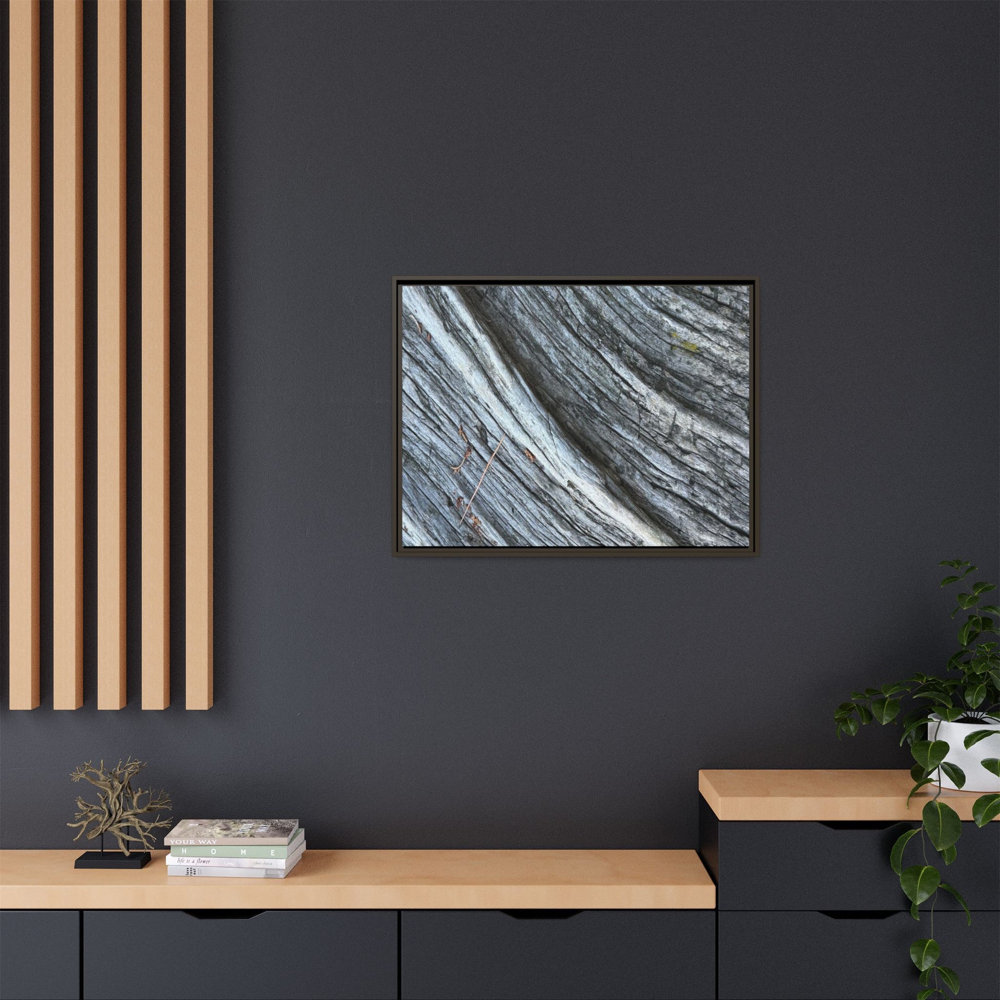 Time's Carved Path - Unique Stretched Canvas Wall Art - Art By Earth