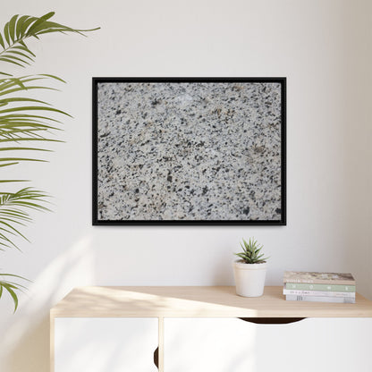 Monochrome Mosaic - Unique Stretched Canvas Wall Art - Art By Earth