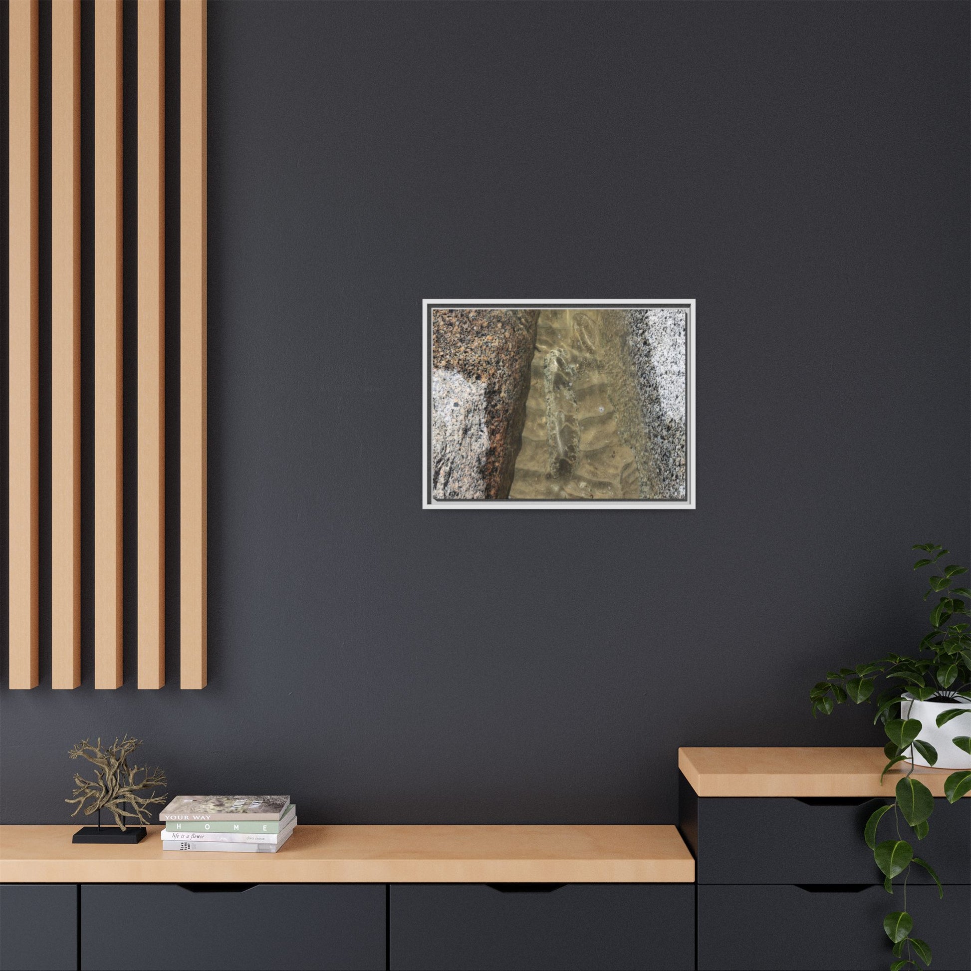 Between Concrete Walls - Unique Stretched Canvas Wall Art - Art By Earth
