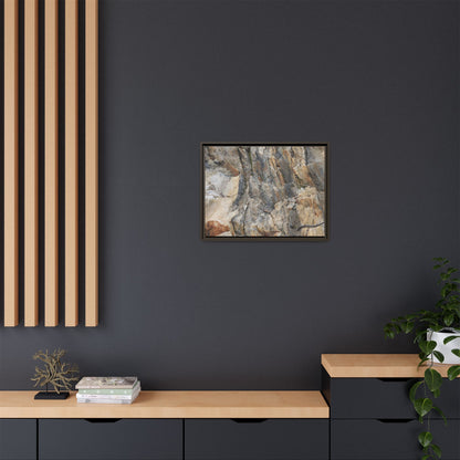 Stone's Silent Symphony - Unique Stretched Canvas Wall Art - Art By Earth