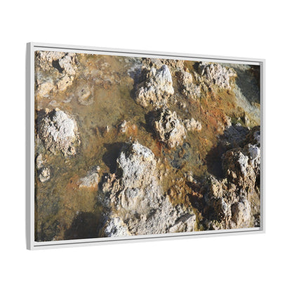 Stone Sea of Silence - Unique Stretched Canvas Wall Art