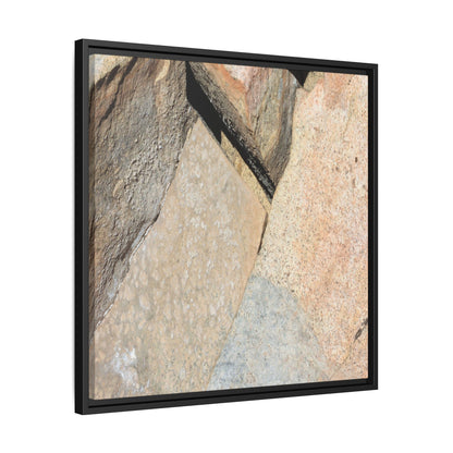 Rock Fragment - Unique Stretched Canvas Wall Art - Art By Earth