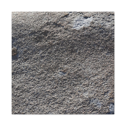 Textured Ground Surface - Unique Frameless Canvas Wall Art