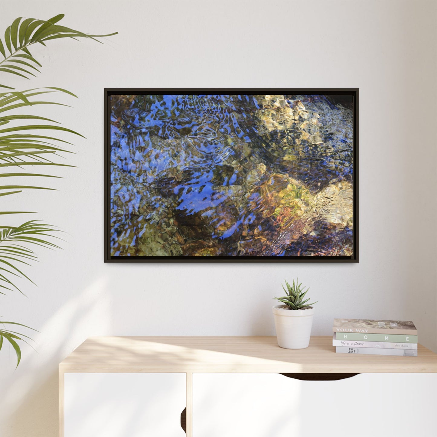 Aquatic Kaleidoscope - Unique Stretched Canvas Wall Art - Art By Earth