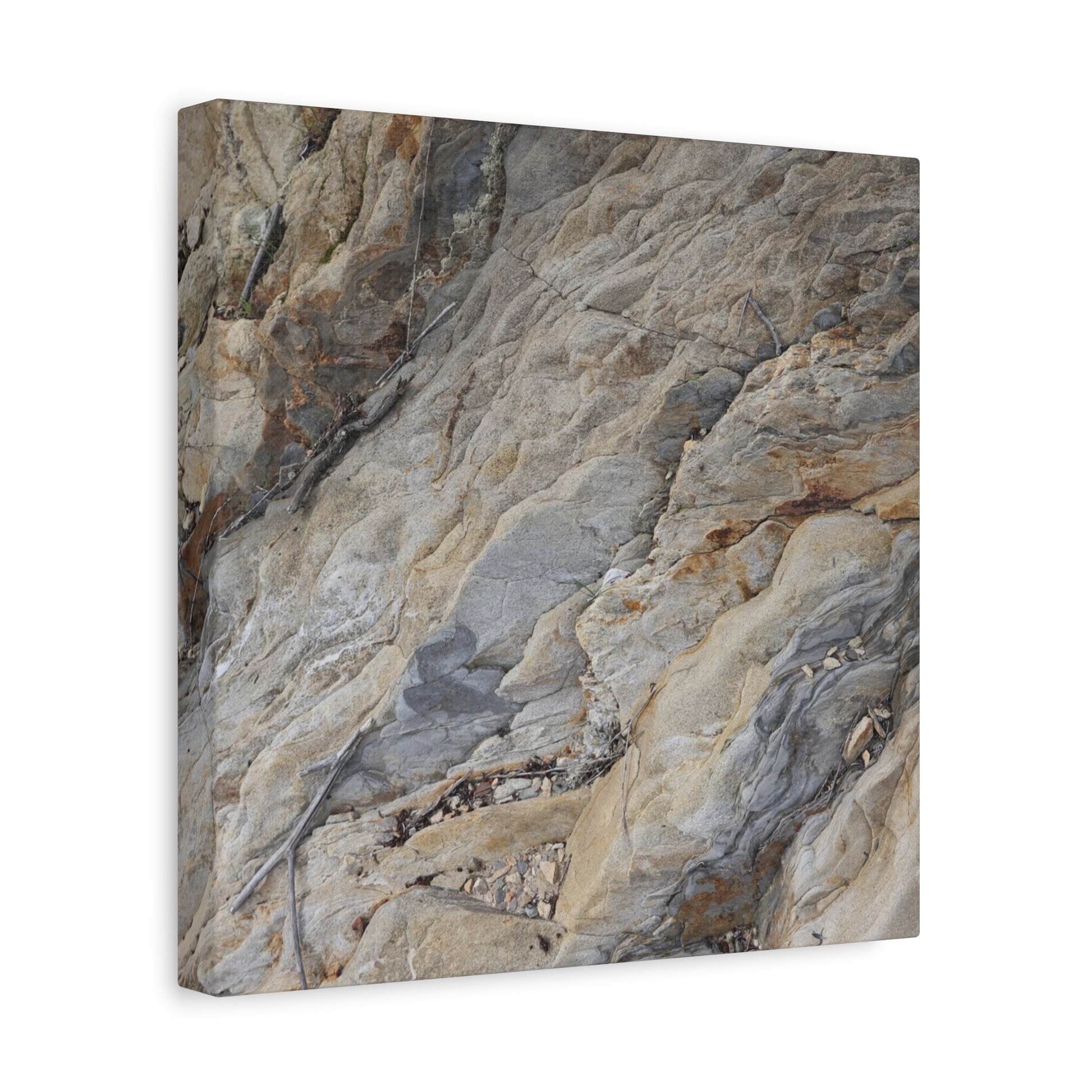 Stone Memory - Unique Frameless Canvas Wall Art - Art By Earth
