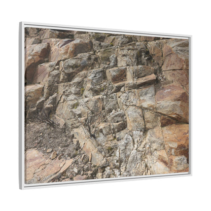 Stone's Silent Story - Unique Stretched Canvas Wall Art - Art By Earth