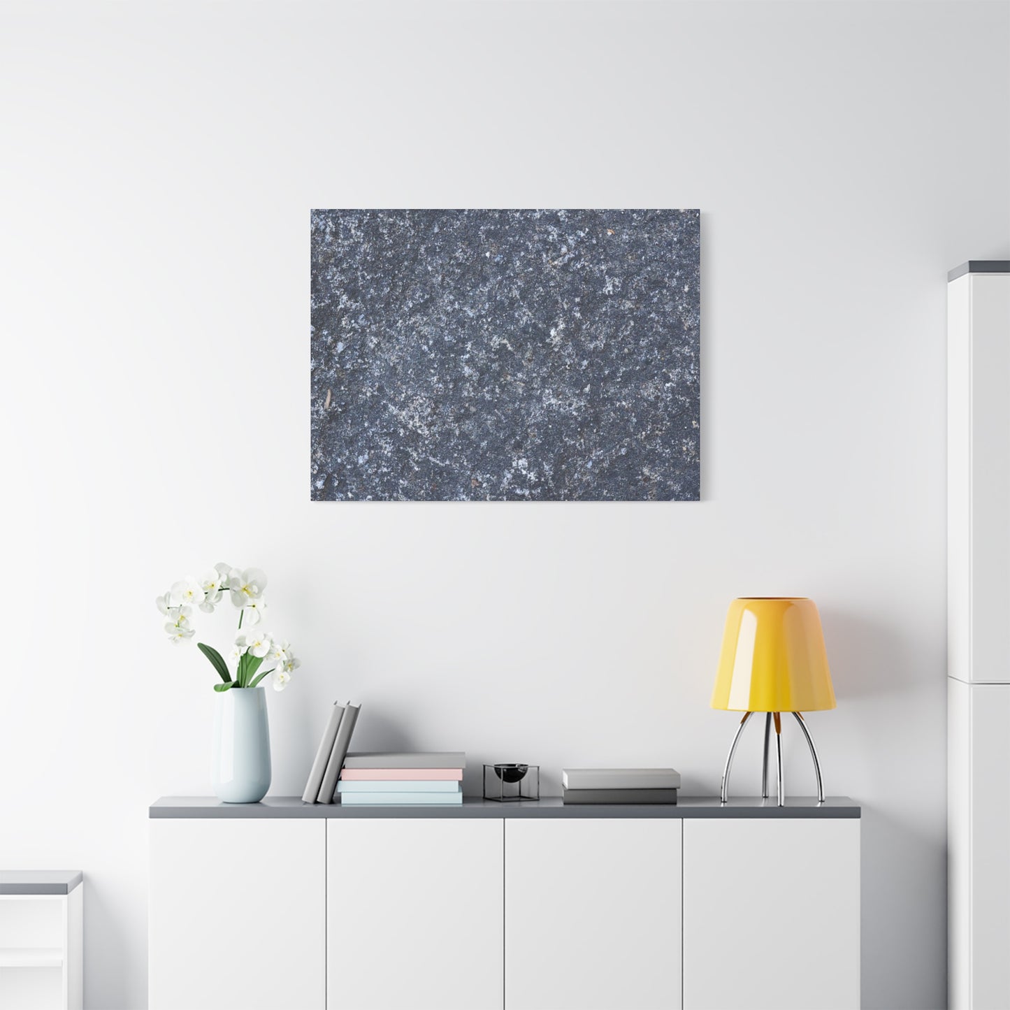 Frozen Whispers of Stone - Unique Frameless Canvas Wall Art - Art By Earth