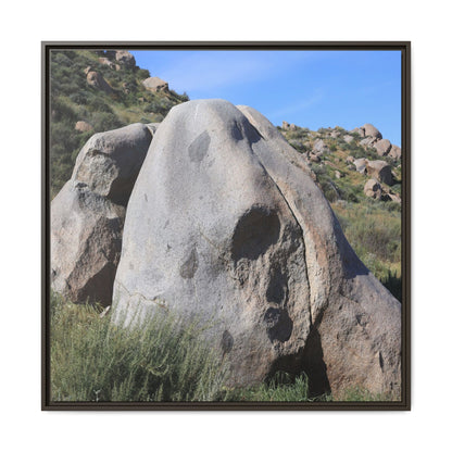 Skull Rock Desert - Unique Stretched Canvas Wall Art - Art By Earth