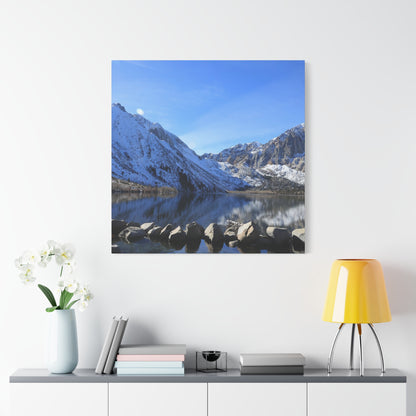 Reflections of Silence - Unique Frameless Canvas Wall Art