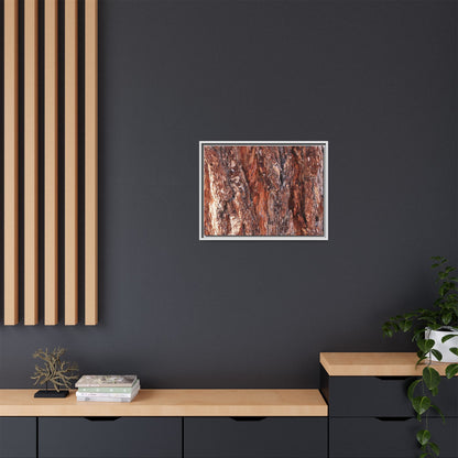 Wooden Mosaic - Unique Stretched Canvas Wall Art